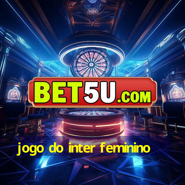 jogo do inter feminino